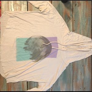 Long sleeve shirt with hood